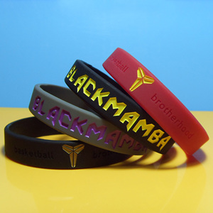<span class=keywords><strong>Pulseras</strong></span> <span class=keywords><strong>de</strong></span> <span class=keywords><strong>Silicona</strong></span> Personalizadas con Diseño Moderno para Baloncesto, Elásticas, en Varios Colores, para Deportistas - Product Image 1
