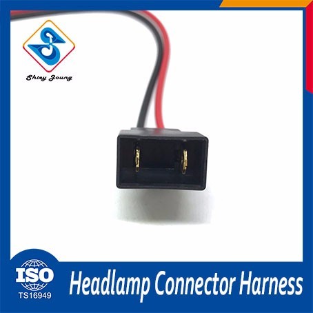 Personalizar Muestra Libre llevó mazo de cables de 2 pines macho y hembra conector de cableado del coche