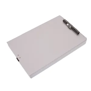 Aluminum Letter size SingleLayer Storage Clipboard with Steel Clip