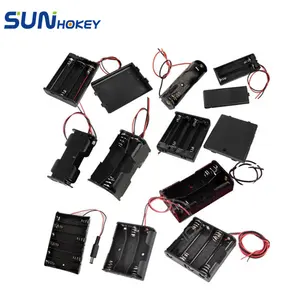 High Quality Battery Holder Battery Case Battery Box 4AA 2AA 3AA 6AA 6V 3V 4.5V 9V for Light /Telephone
