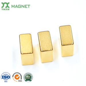 N52 골드 코팅 높은 가우스 네오디뮴 골드 바 자석 - Product Image 2