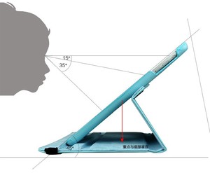 <span class=keywords><strong>Funda</strong></span> de cuero con soporte plegable para <span class=keywords><strong>Apple</strong></span> <span class=keywords><strong>iPad</strong></span> <span class=keywords><strong>Mini</strong></span> 1 / 2 / 3, 360 grados rotación automático, venta por al mayor - Product Image 5