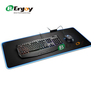 Biểu tượng tùy chỉnh XXL RGB LED chiếu sáng chuột <span class=keywords><strong>Pad</strong></span> chơi game đầy màu sắc mat với logo trong kho - Product Image 6
