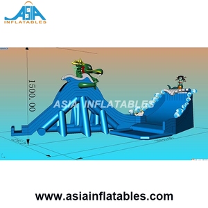 Giant Inflatable <strong>Dragon</strong> <strong>Water</strong> <strong>Slide</strong> Freestyle Giant Inflatable <strong>Water</strong> <strong>Slide</strong> With Pool for Adults - Product Image 6
