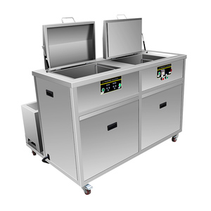 Two Tanks Industrial <strong>Ultrasonic</strong> <strong>Cleaner</strong> Wtih Filter <strong>System</strong> and Dryer Cleaning Oil Grease Rust Machine CR-2012GH