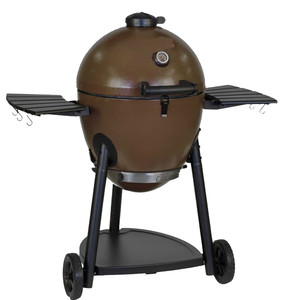 Perfect Kamado fumador del carbón de leña y <span class=keywords><strong>asar</strong></span> a la parrilla parrilla con cesta <span class=keywords><strong>para</strong></span> patio trasero exterior <span class=keywords><strong>barbacoa</strong></span> equipo de - Product Image 5