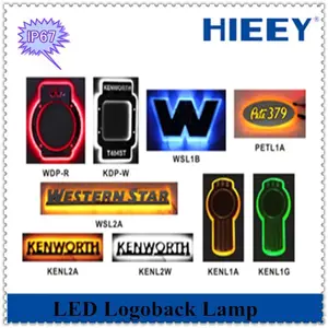 Beautiful LED logoback light for bus trailers and trucks
