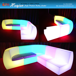 Silla de bar con control remoto, colorida, de alta calidad, iluminada, resistente al agua, led, sofá esquinero de plástico brillante - Product Image 5