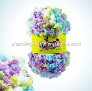 <span class=keywords><strong>supermercado</strong></span> 2014 venta al por mayor de lujo de poliéster tejido de punto hilados texturizados con varios colores - Product Image 1
