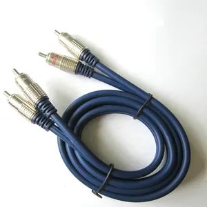 high end metal connector rca cable