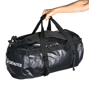 Sac de voyage pliable et imperméable de luxe noir pour le sport et l'extérieur, disponible en plusieurs tailles : 42L, 70L, 100L, 120L - Product Image 6