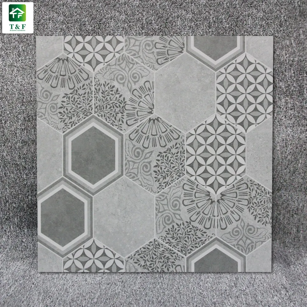 60x60 resistente al fuoco stile marocchino professionale da parete in ceramica piastrelle di pittura digitale di disegno del fiore della parete di piastrelle
