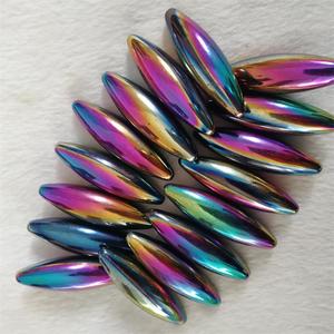 Nueva llegada de cuarzo de Aura de Ángel arco iris de titanio de hematita cristal imán de <span class=keywords><strong>piedra</strong></span> para la decoración - Product Image 3