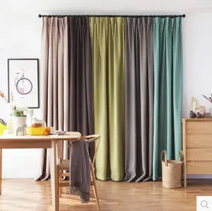 Fabricante de telas para cortinas shantung para dormitorio