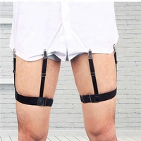En gros Élastique Réglable 2.5cm 1.5cm antidérapant Verrouillage Hommes Chemise Jarretière Porte-jarretelles