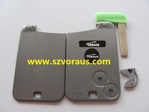 Coque de clé intelligente de remplacement Szvoraus à 2 boutons, 433 MHz, puce PCF7947, télécommande pour <span class=keywords><strong>Clio</strong></span> <span class=keywords><strong>3</strong></span> Espace - Product Image 4