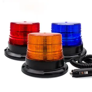 Dc12 80v emergency powerful magnetic strobe flashing warning beacon light Xiongke for truck ship yacht vehicle school bus