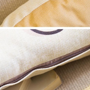 Funda de Cojín Geométrica Blanca y Negra de Poliéster, Funda de Almohada con Rayas, Puntos, Cuadrícula, Triángulos y Arte Geométrico - Product Image 6