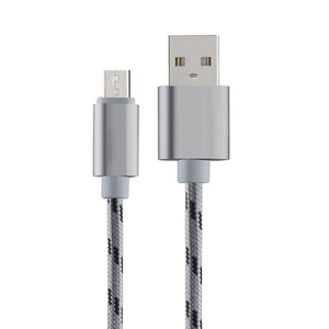 Cabeza de Metal trenzado cable micro usb <span class=keywords><strong>comprar</strong></span> directamente del fabricante de porcelana - Product Image 3