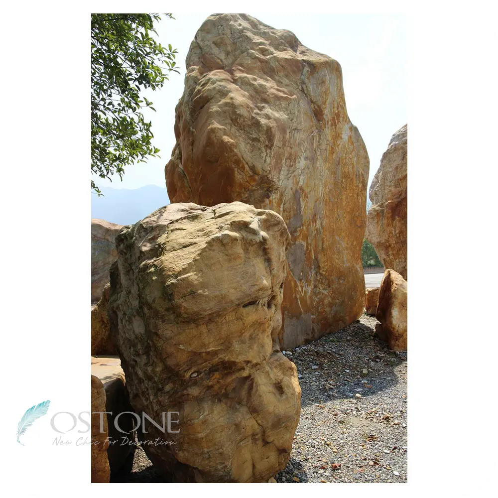 Grande Natural Chrismatite Rock Paisagem Pedras Decorativas Para O Jardim