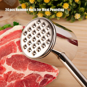 Edelstahl Fleisch Hammer / Tenderizer Mallet/Pfünder für Küche Kochen