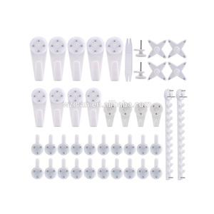Support <span class=keywords><strong>mural</strong></span> robuste de 25 lb pour quincaillerie, fixations et crochets – Crochets muraux sans trace pour cadres photo - Product Image 5
