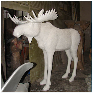 Vie en plein air <span class=keywords><strong>taille</strong></span> moose résine statue pour la décoration De Noël - Product Image 1