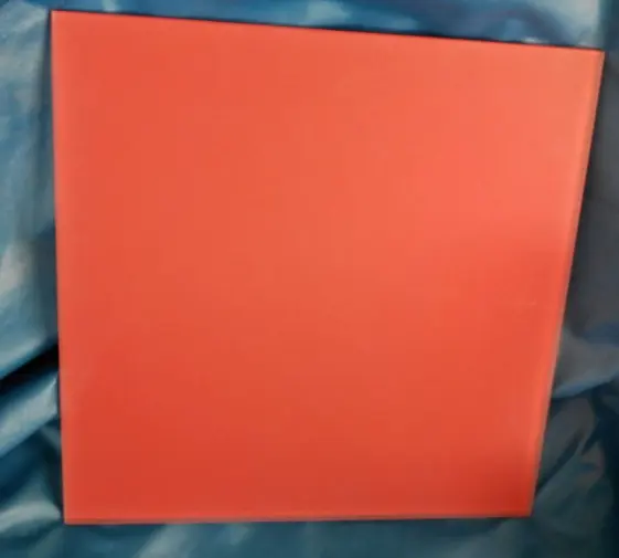6mmm red painted glass for hot sell with splashback