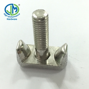 Perno de Cabeza en T con Cabeza de Martillo, Grado ISO 10.9, Galvanizado con Tornillo - Product Image 6