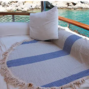 Wholesale Super Cheap Absorbent 100% Cotton Custom Made Printed Round Turkish Beach Towel