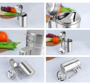 Gran capacidad de metal dispensador de aceite con único boca de pico - Product Image 4