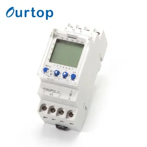 OURTOP Trading Company Multifunktions-Digital-Timer Computer gesteuerter wöchentlicher Zeit schalter Chinesischer Mini-LCD-Quarz 3 Jahre 2300W