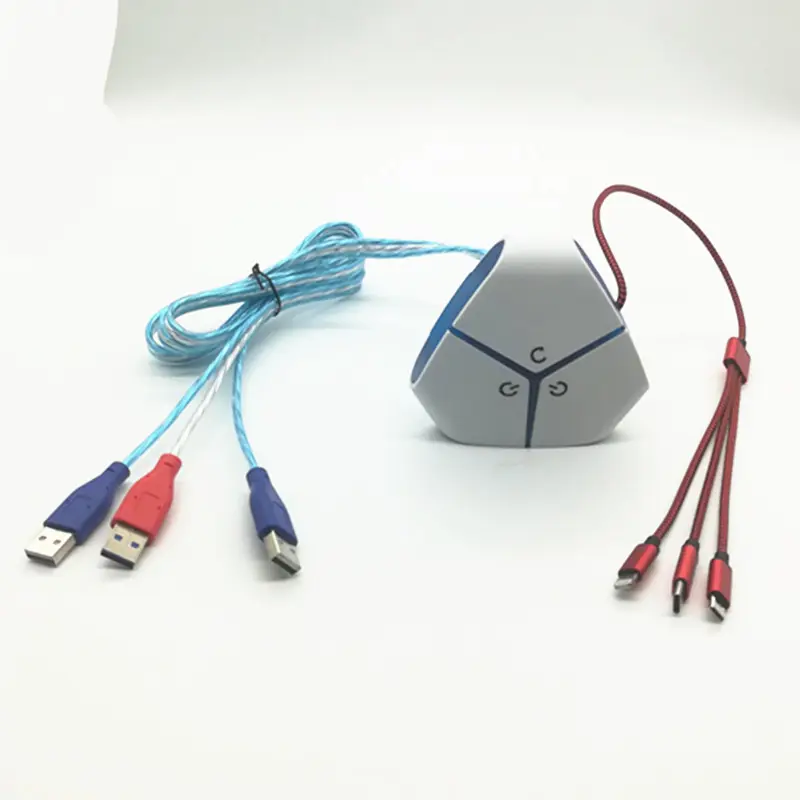 تحويل التيار الكهربائي على/قبالة إعادة تعيين HDD زر إعادة تعيين الكمبيوتر مفتاح الطاقة مع USB كابل شحن