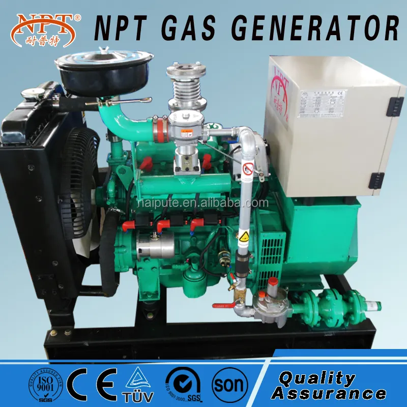 Taşınabilir LPG jeneratör Weifang gaz güç fabrika CE/ISO ile