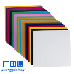 Высокое качество пользовательские 20 видов цветов ПВХ используется навсегда теплообмена печатная бумага