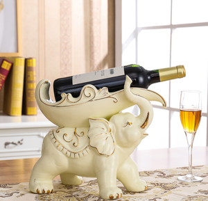 رف نبيذ سيلو سيراميكي الفيل قابل للتخصيص الحجم والشكل التجاري لحامل الحفلات ، - Product Image 4