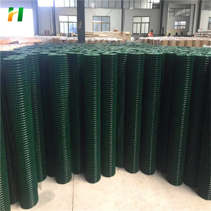 Green Welded Safety Fence Galvanized Rigid Hard Wire Mesh / pvc coated Welded Wire Mesh for Fence panel (factory price)