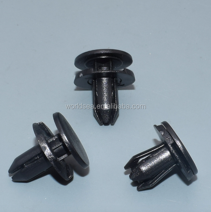 100 шт./пакет автомобильный пластиковый зажим, передняя решетка радиатора, удерживающий Зажим для Nissan #66820-AX020, 66820-2DV0A