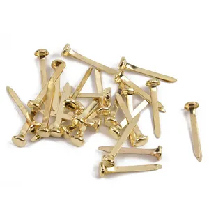 Hoge Prestaties Rose Gold 10*25 Mm Decoratieve Pins Voor Papier Ambachten Cross Split Pin Koper 500 Grote Brads