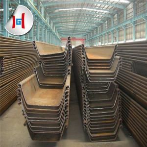 ASTM A572 Gr50 S355JR tumpukan lembaran baja gulung panas berbentuk U dengan layanan Las & pemotong Aloi pengiriman stok besar 7 hari - Product Image 2