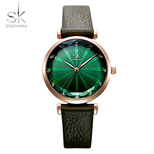 Shengke delle Donne di <span class=keywords><strong>Orologi</strong></span> di Lusso di Cuoio Delle Signore <span class=keywords><strong>Orologi</strong></span> Migliori <span class=keywords><strong>Marche</strong></span> di Moda Orologio di Diamanti Bayan Kol Saati Diamante Reloj Mujer 2019 - Product Image 2