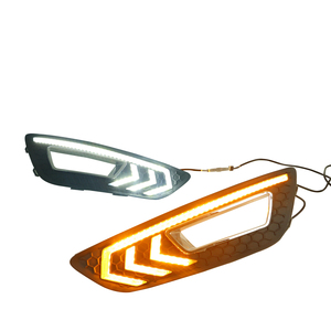 Luci di marcia diurna paraurti anteriore per <span class=keywords><strong>Ford</strong></span> New Focus <span class=keywords><strong>2015</strong></span> con luce fendinebbia di colore giallo - Product Image 2