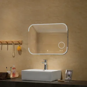 Wastafel Luxe Goedkope Grote Decoratieve Muur Spiegel Met Licht