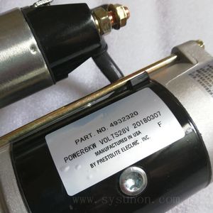<span class=keywords><strong>28V</strong></span> motorino d'avviamento automatico 6KW 37C21-08010 genuino motore Stater 4932320 per motore Diesel ISB2.8
