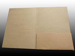 Đơn giản trắng A4 kinh doanh thư mục trình bày với màu đen thiết kế logo Giấy Chủ thẻ cho các tài liệu trường hợp hoặc túi - Product Image 2