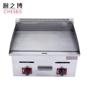 Chất Lượng Chuyên Nghiệp Nhà Hàng Lớp Trong Nhà 2 Burner Flat Top Gas Grill Griddle Station Propane Nhiên Liệu - Product Image 1