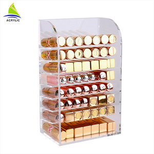 Countertop Acrylic tạo nên mỹ phẩm hiển thị Son môi hiển thị đứng - Product Image 1