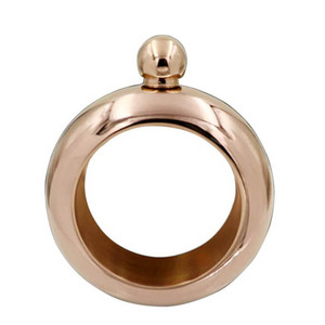 Acero inoxidable vino bebidas Petaca, arco iris brazalete frasco botella de vino, oro rosa pulsera frasco - Product Image 3