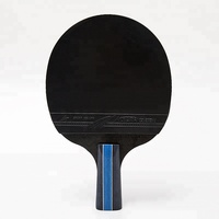 Raquettes de tennis de table personnalisées, court et de haute qualité, 1 ensemble, en bois, ping-pong