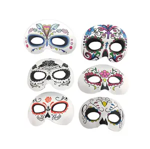 Eva Masker Halloween Kostuums Fancy Dress Vrouwen Maskerade Masker Mexicaanse Dag Van De Dode Halfl Eyemask